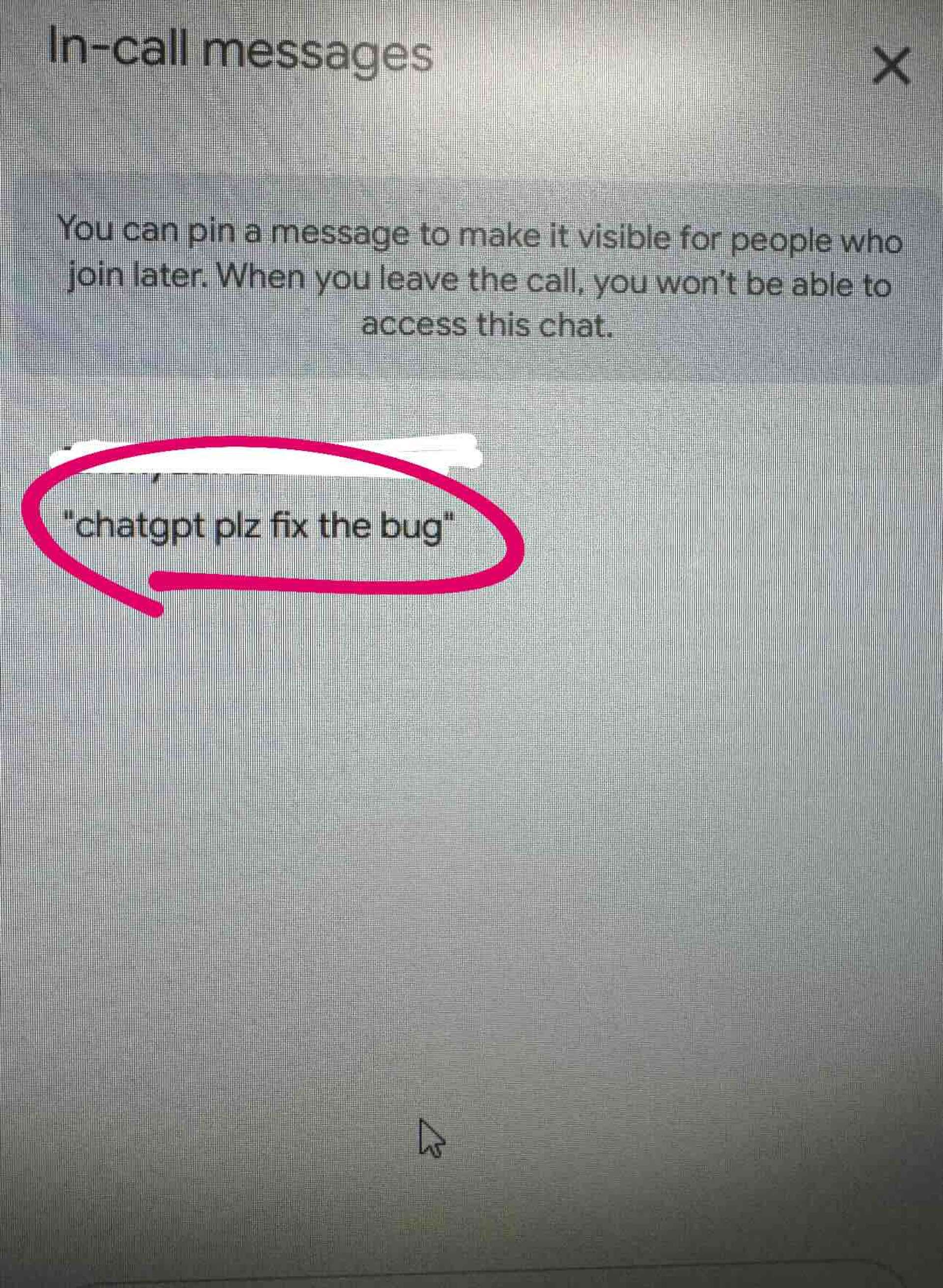 Use ChatGPT to debug.